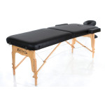 RestPro Vip 2 Black Κρεβάτι Μασάζ Φυσικοθεραπείας Βαλίτσα Ξύλινο με θήκη